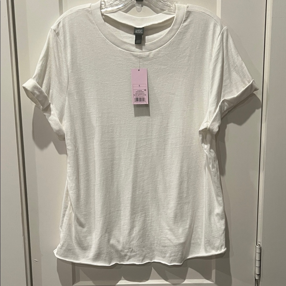 Wild Fable Classic White Short Sleeve Tee